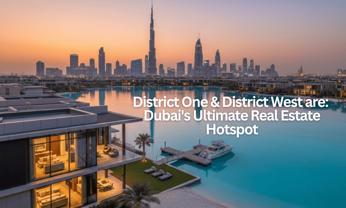 District One Dubai: Luxury Lagoon Villas and Waterfront Apartments