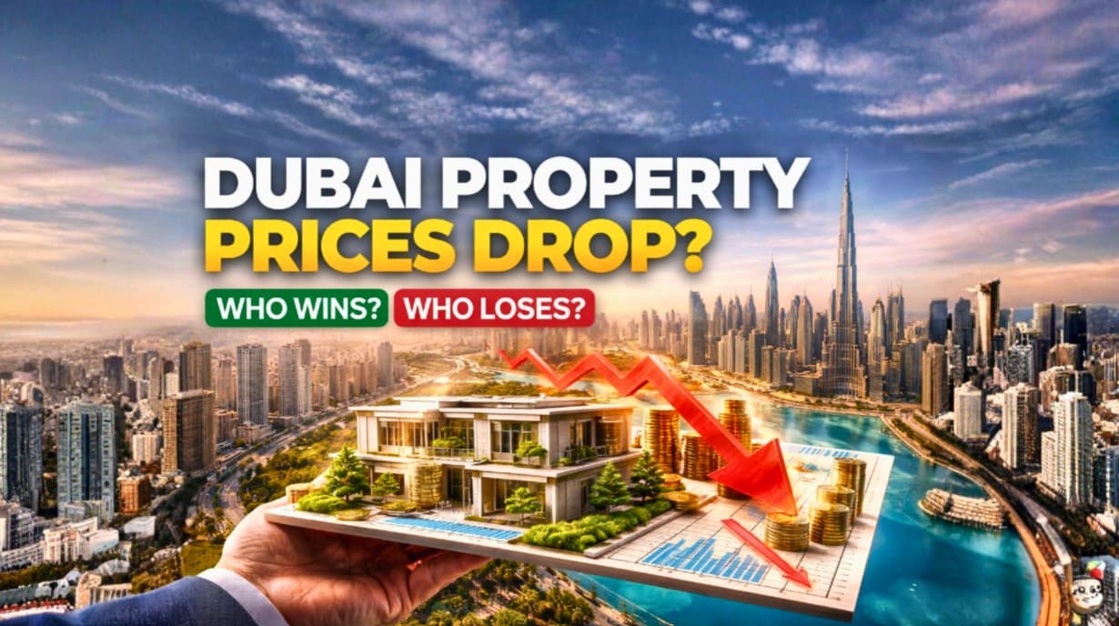 If Dubai Property Prices Drop — Who Wins and Who Loses? | Dubai Real Estate Insights