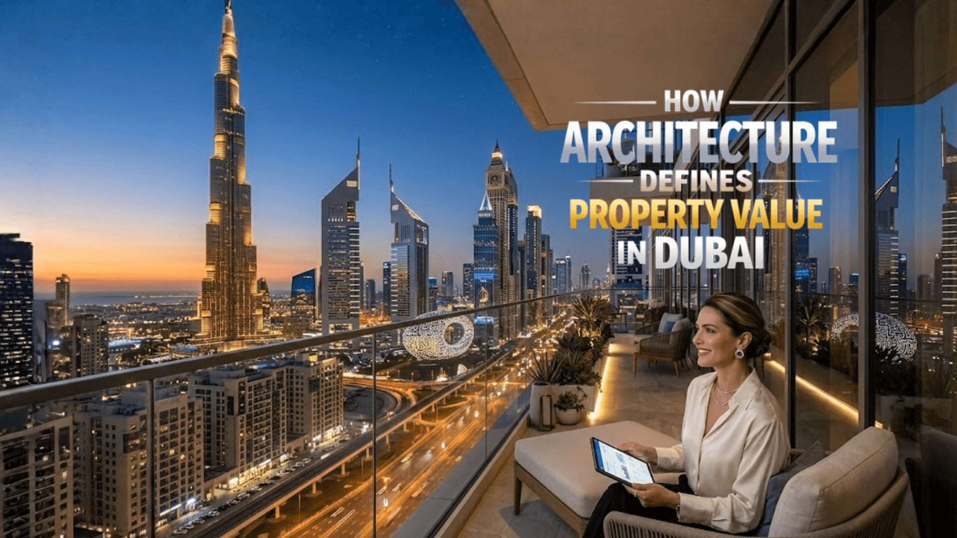 How Architecture Defines Property Value in Dubai Iconic design and skyline influence on property prices.