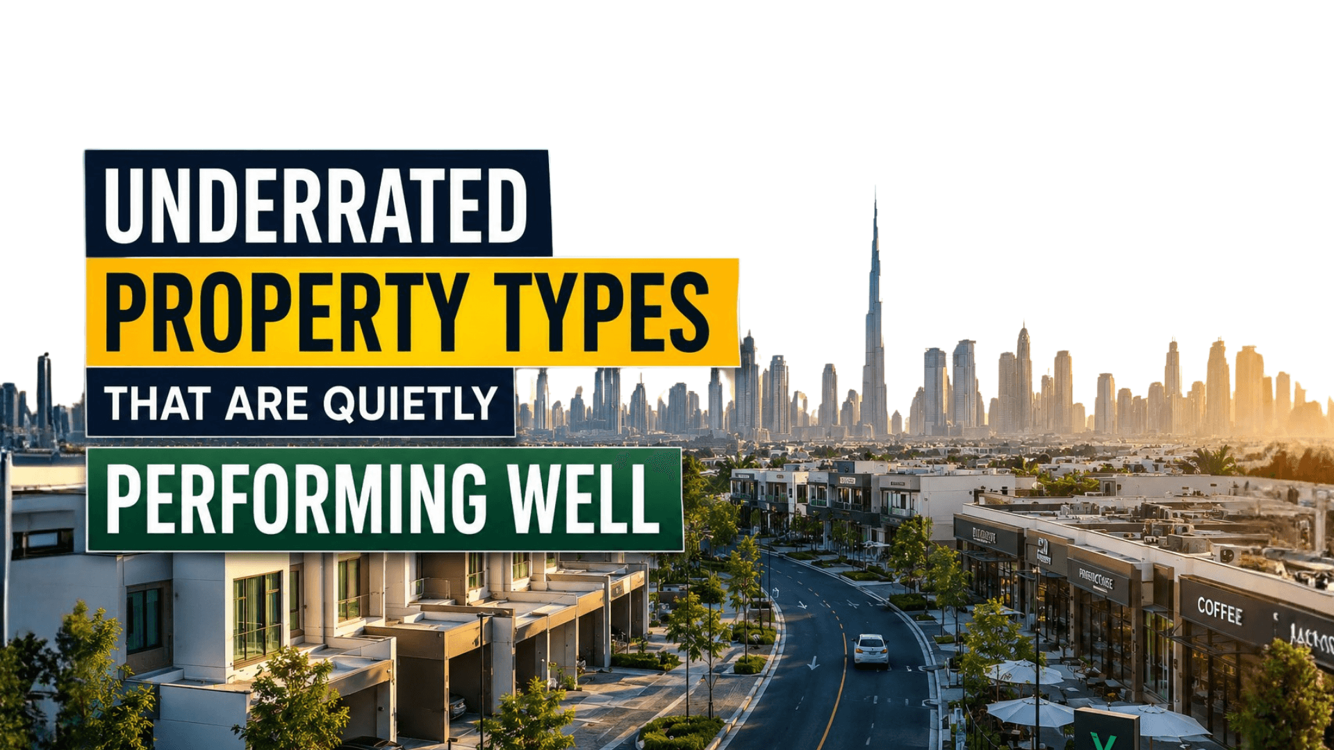 Underrated Property Types Quietly Performing Well in the UAE