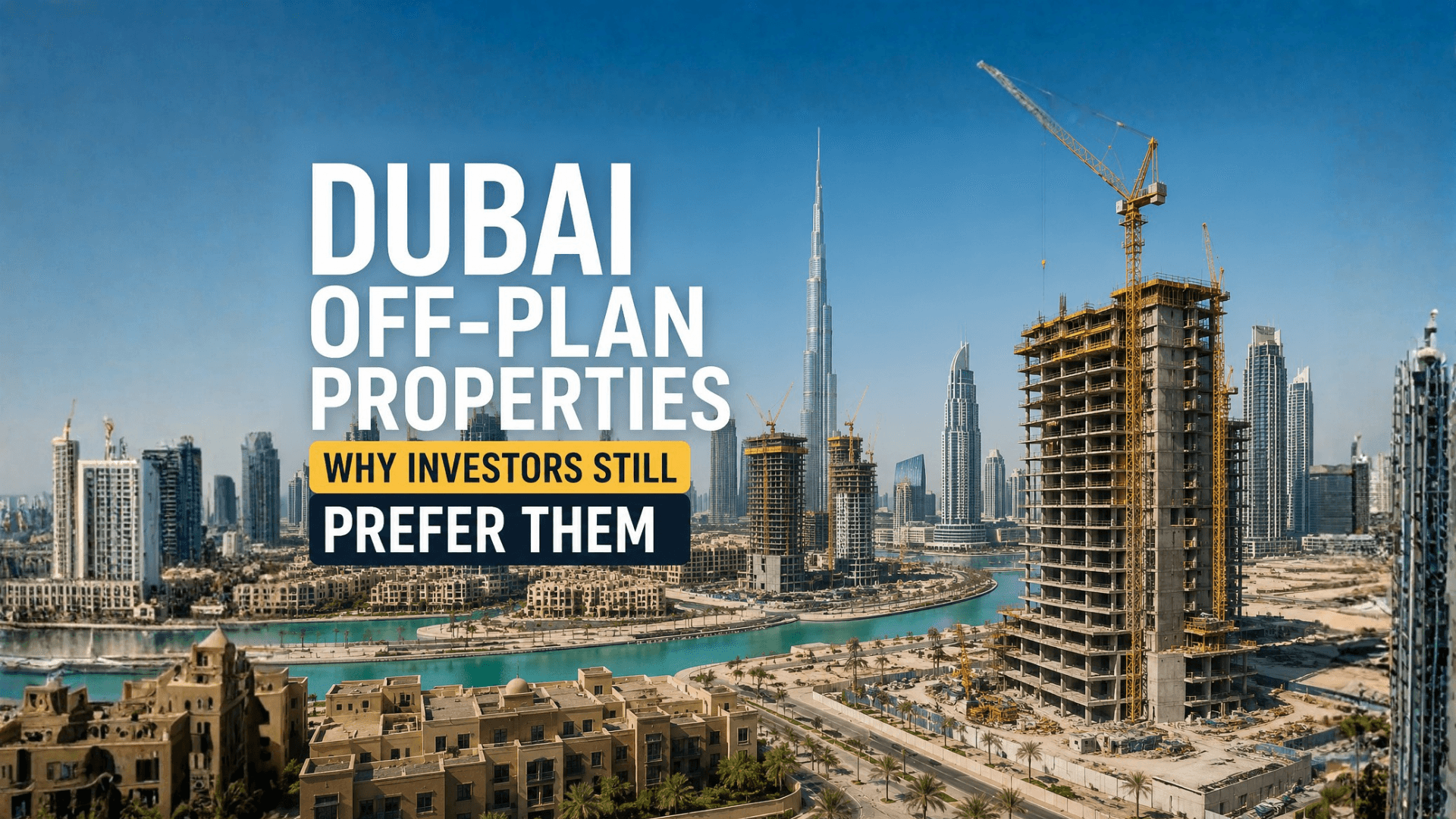 Dubai Off-Plan Properties: Why Investors Still Prefer Them
