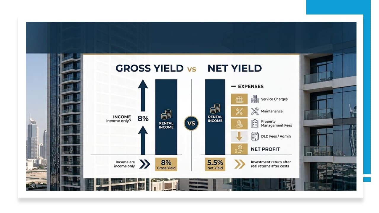 Gross vs Net Rental Yield: What Dubai Investors Should Know